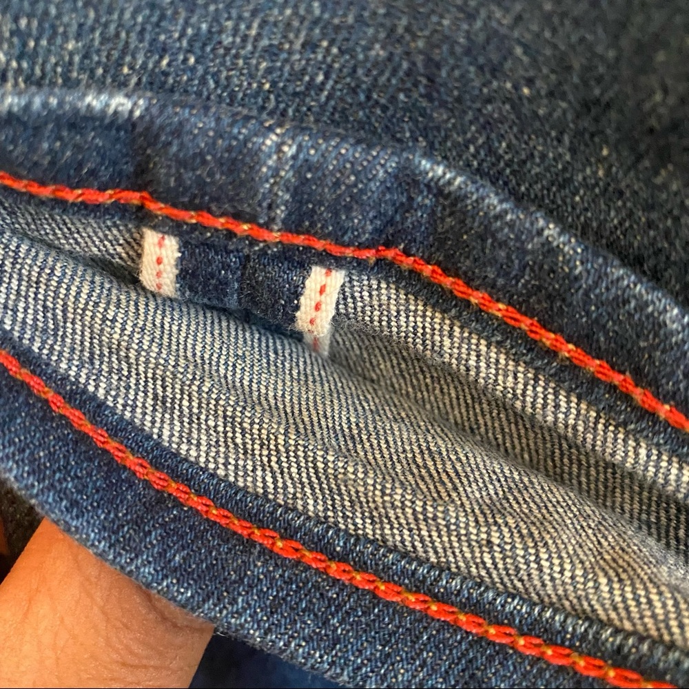 Gustin Slim Raw Selvedge Button Fly Jeans SZ 30 - Picture 5 of 5